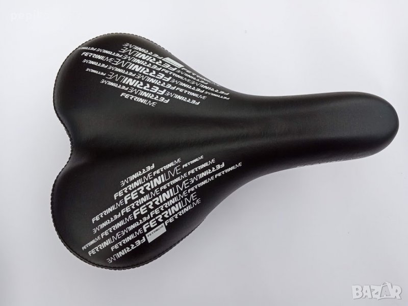 Продавам колела внос от Германия черна седалка FERRINE LIVE MSD 0544 с пружини, снимка 1