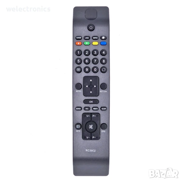 Дистанционно RC3902 за VESTEL,CROWN,FINLUX,HITACHI,JVC,NEO RC3902 HQ, снимка 1