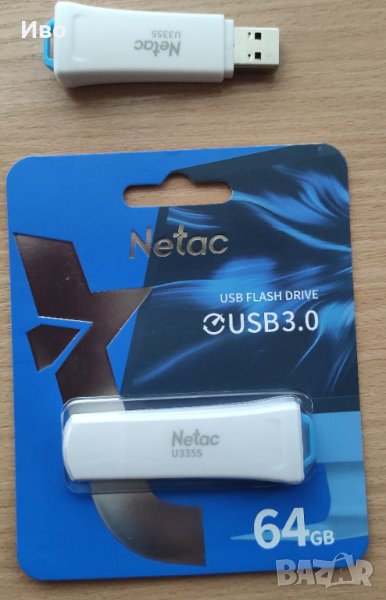 Флашка с бутонче,за защита от запис,триене или форматиране 64GB USB, снимка 1