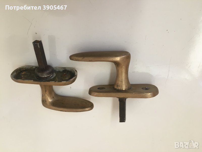 Месингови/антибактериални/ дръжки за прозорец, снимка 1