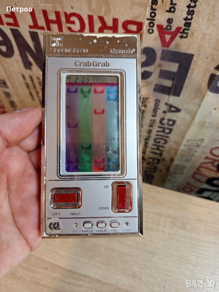 Портативна ретро конзола"Nintendo"Grab Grab.(1984г), снимка 1