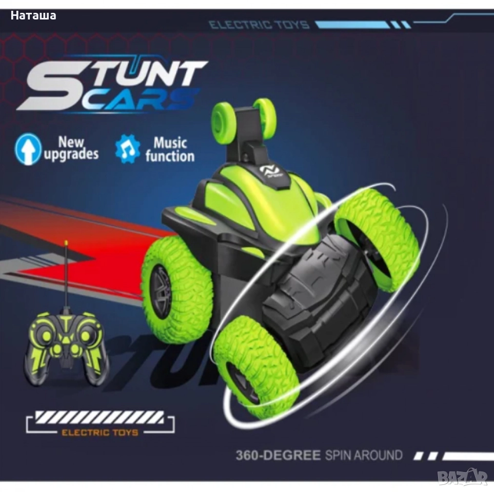 Уникална състезателна кола, променяща формата си, 360°, снимка 1