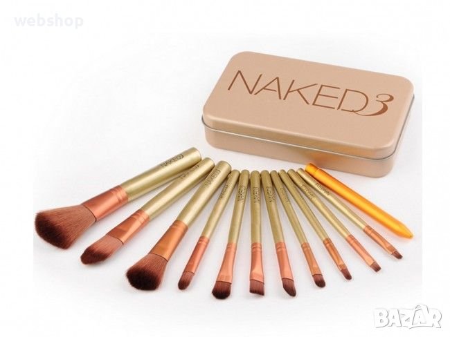 Професионален комплект от 12 четки за грим NAKED3 Urban Decay, снимка 1