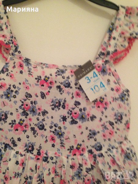 нова рокля за момиче 3-4г., снимка 1