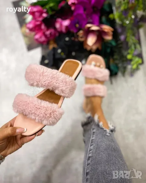 Равни чехли - розов пух, снимка 1