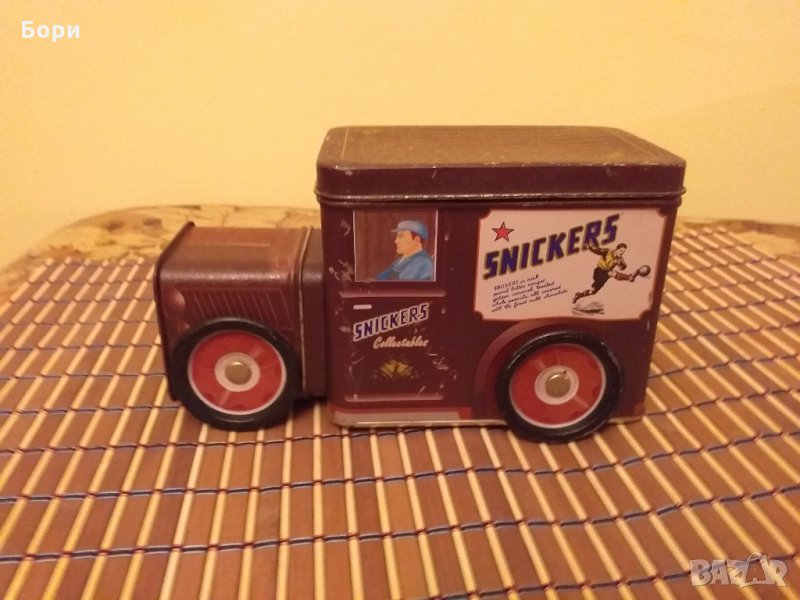 SNICKERS Кутия камион 1980г, снимка 1