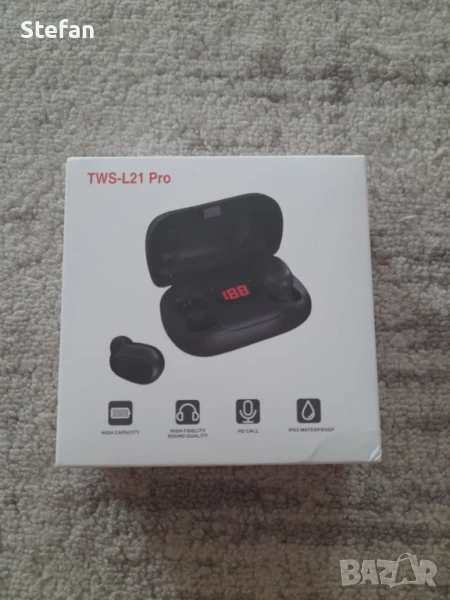 Безжични Bluetooth слушалки Водоустойчиви стерео TWS L21 Pro, снимка 1