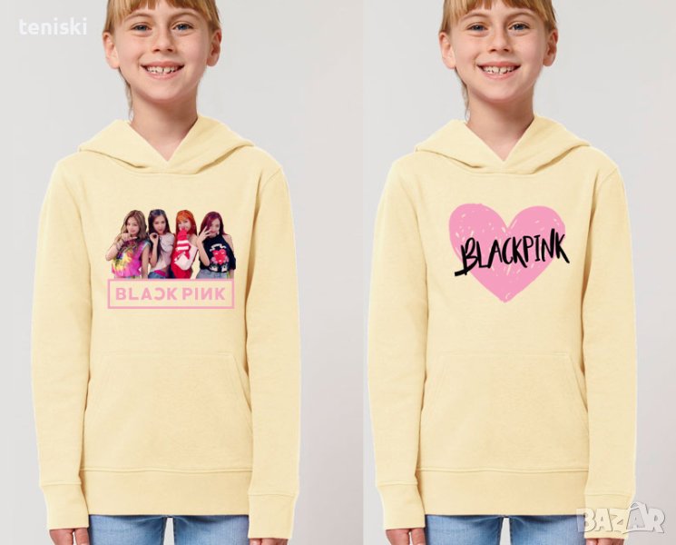 Качествени суичъри BLACK PINK Детски и дамски, различни цветове и размери, снимка 1