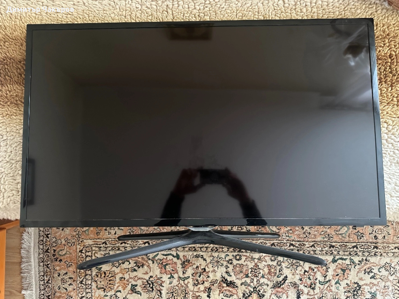  LED телевизор Samsung UE40F5500AW 101.6 cm (40") Full HD Smart TV Wi-Fi , снимка 1