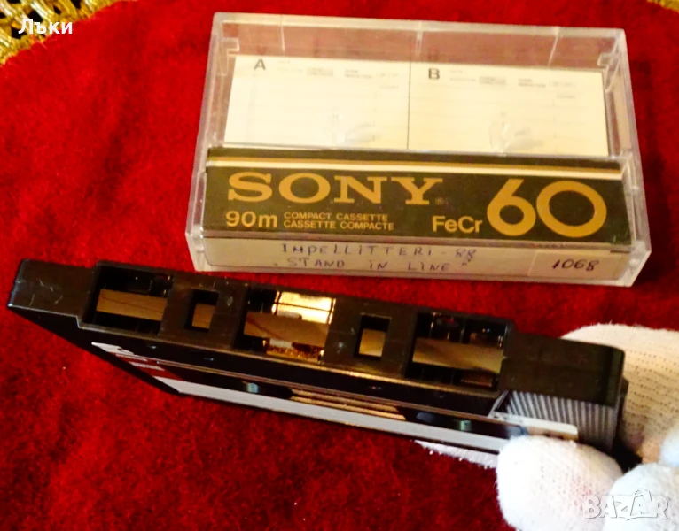 Аудио касета Sony FeCr 60 хевиметъл групата Impellitteri. , снимка 1
