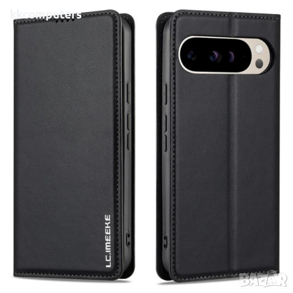 Google Pixel 9 Pro / Pixel 9 LC.IMEEKE Кожен Калъф и Протектор, снимка 1