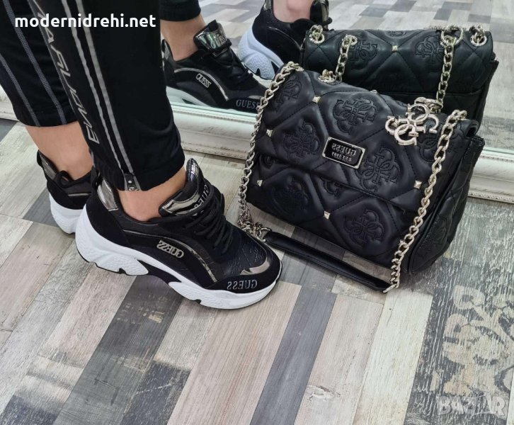 Дамски спортни обувки и чанта Guess код 385, снимка 1