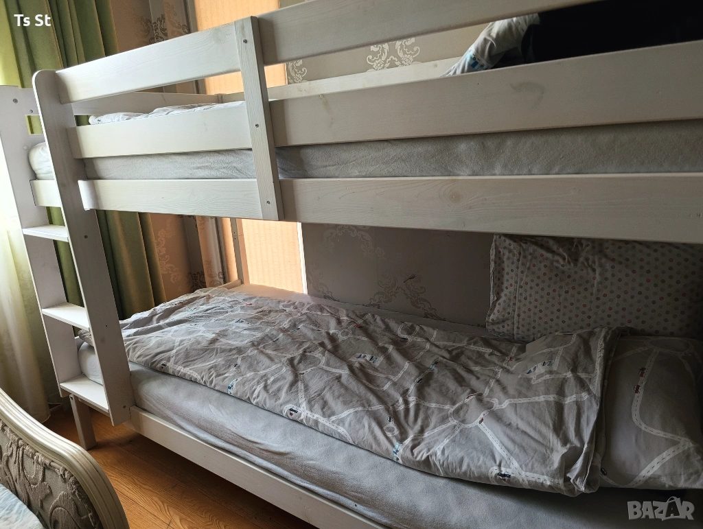 Двуетажно легло с ортопедични матраци 200х90см, снимка 1