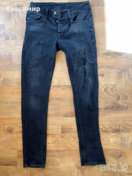 Еластични дамски дънки, размер 30, снимка 1