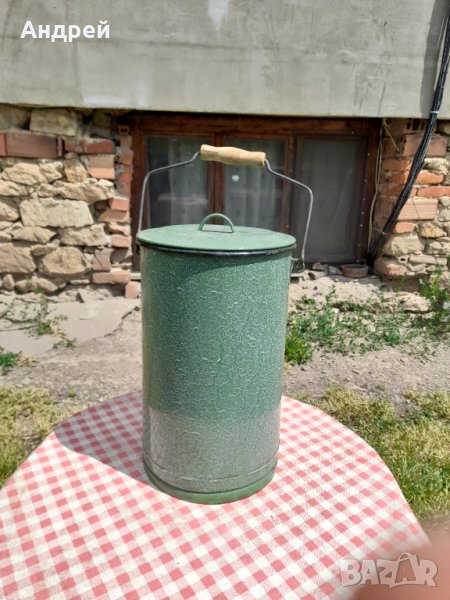 Стара Емайлирана Кофа,Котленка #2, снимка 1