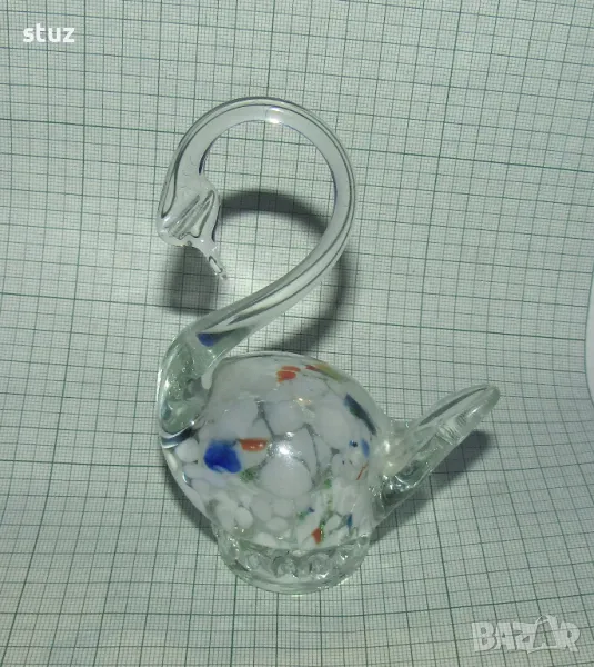 Стъклен лебед, снимка 1