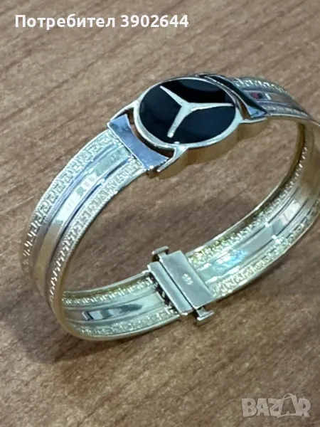 детска златна гривна, снимка 1