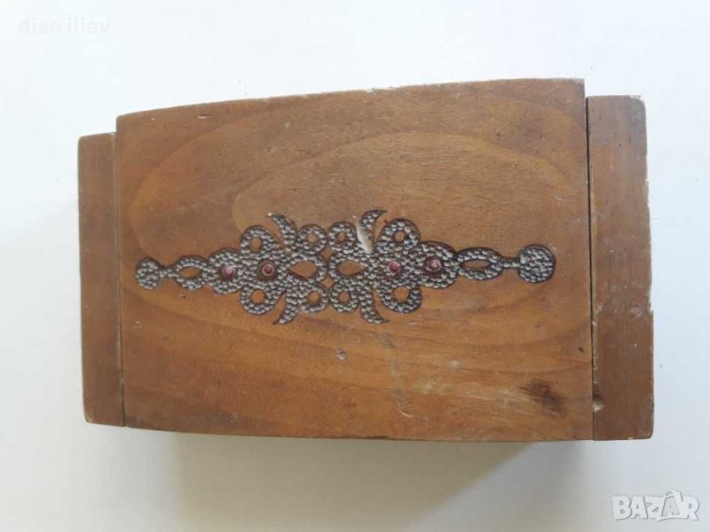 Стара дървена кутия , снимка 1