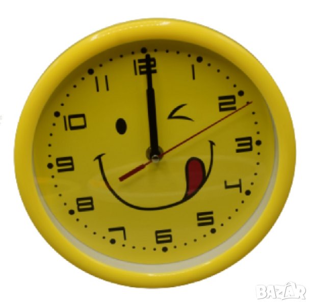 Стенен часовник с усмивка , снимка 1