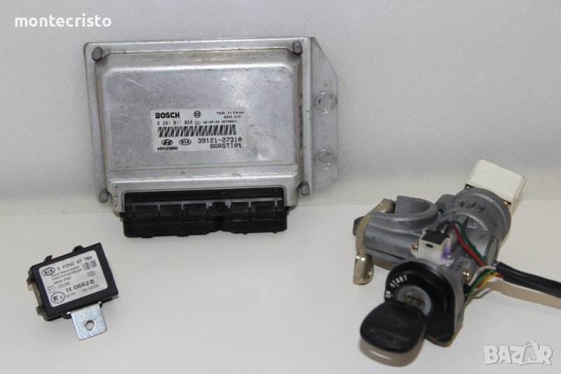 Моторен компютър Kia Carens II (2003-2006г.) 0 281 011 024 / 0281011024 / 39121-27310 / 3912127310, снимка 1