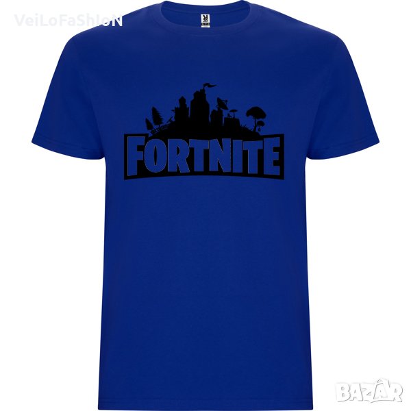 Нова детска тениска Fortnite в син цвят, снимка 1