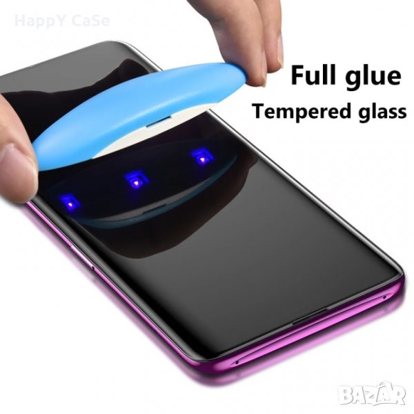 Samsung Galaxy S20 Ultra / 3D UV Nano Стъклен протектор с ТЕЧНО ЦЯЛО ЛЕПИЛО, снимка 1