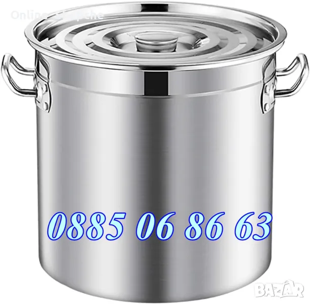 Неръждаеми Казани/Тенджери 170 литра, снимка 1
