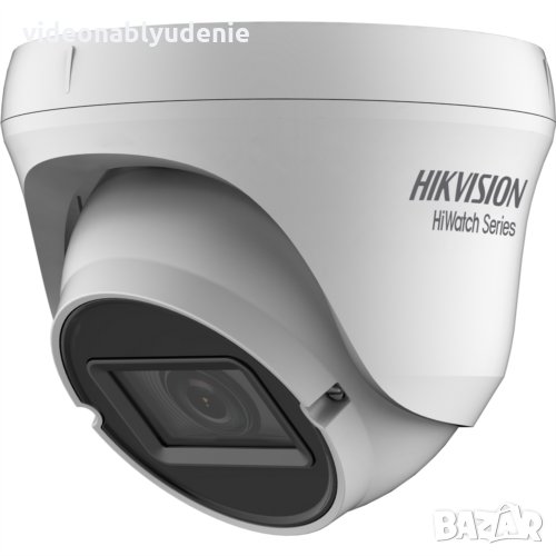 Hikvision HWT-T320-VF 2MP EXIR Камера 2.8-12мм Варифокални Лещи 40Метра IR IP66 4в1 TVI/AHD/CVI/CVBS, снимка 1