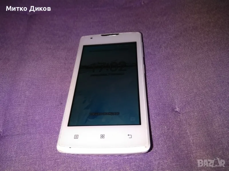 Lenovo A1000 8GB мобилен телефон със зарядно работещ, снимка 1