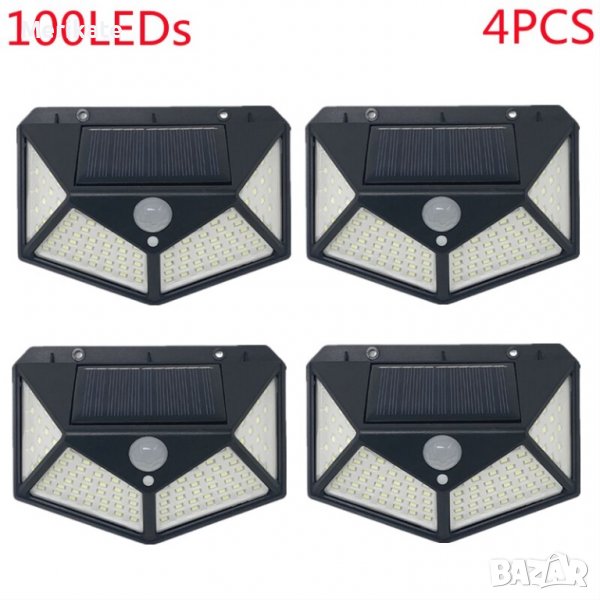 4 броя Лед соларни лампи, снимка 1