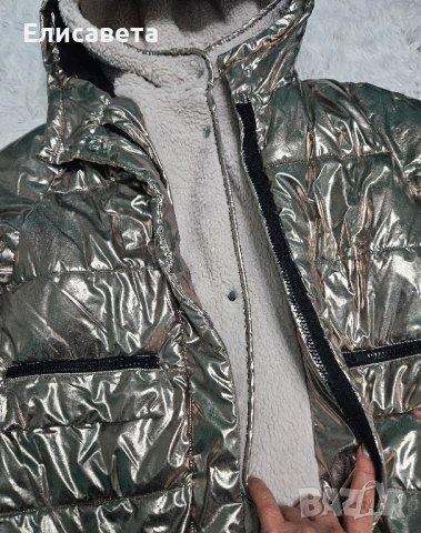 Детско зимно яке в сив цвят Zara, снимка 7 - Детски якета и елеци - 43316090