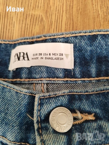 мъжки дънки на Zara , снимка 2 - Дънки - 51409132