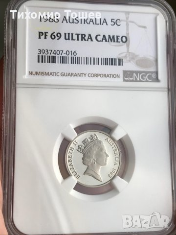 Австралия, 5 цента 1988 PF 69 ultra cameo