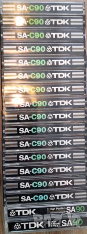 С чисти обложки Лот от 18 бр хромни аудиокасети  TDK SA-C90 TDK SA90  , снимка 4 - Аудио касети - 40140223