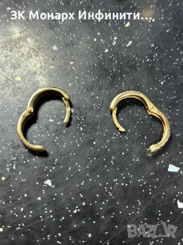 Златни обеци, снимка 2 - Обеци - 51927587