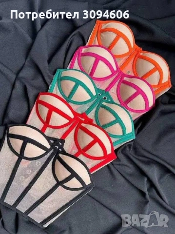 Страхотно цветно бюстие, снимка 3 - Корсети, бюстиета, топове - 53599485