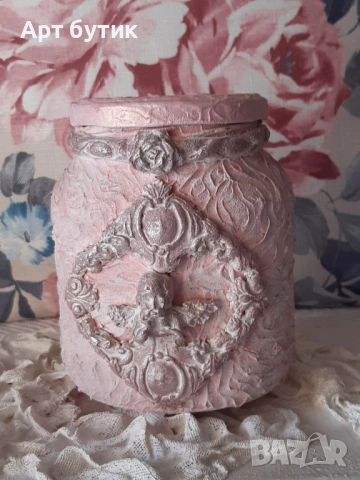 Различни видове  буркани с мед за подарък на Кръстница, снимка 8 - Декорация - 52741802