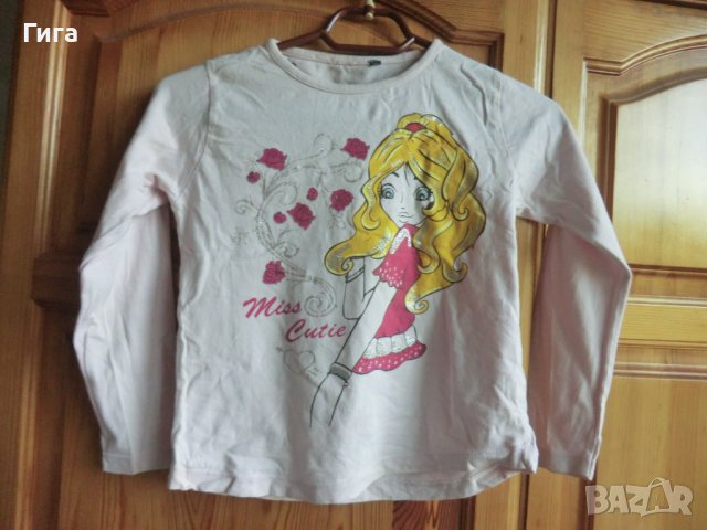 розова блузка русокоска, снимка 1 - Детски тениски и потници - 37432205