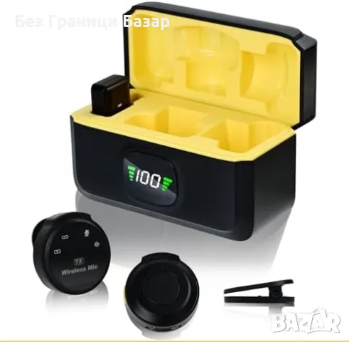 Нов Безжичен микрофон KozyOne с Type-C, 40ч, за видео и стрийминг