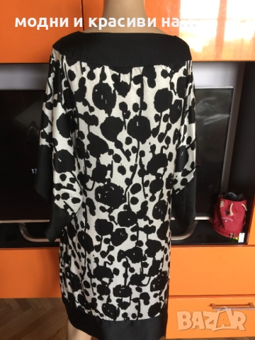 Разкошна копринена туника Zara, размер М, снимка 3 - Туники - 52307266