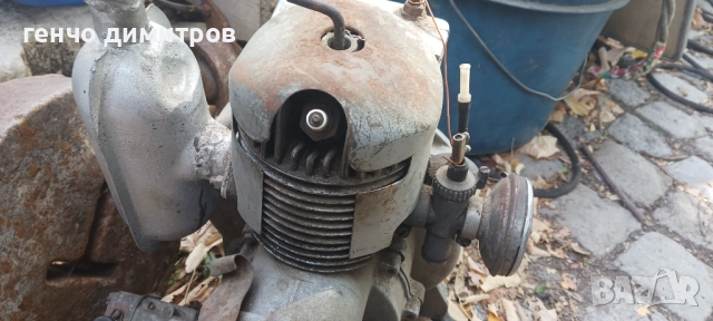 Руски двутактов бензинов двигател 2СД-М1 за АБ1 , снимка 2 - Антикварни и старинни предмети - 51857875