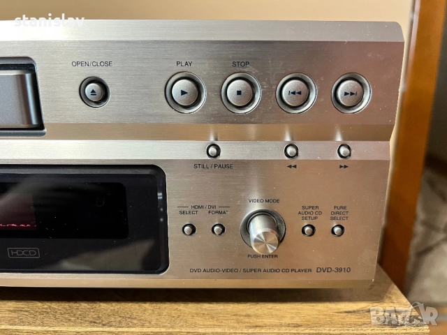 Denon DVD-3910 + оригинално ДУ, снимка 2 - Аудиосистеми - 52636975
