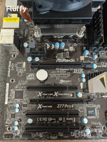 Дънна платка - ASRock Z77 Pro4 (1155), снимка 10 - Дънни платки - 48591698