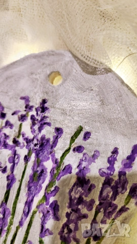 Ръчно изработено пано от глина с релефни цветя, снимка 14 - Пана - 53206786