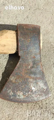 Стара брадва с дълга дръжка Ochsenkopf, снимка 3 - Други ценни предмети - 47688538