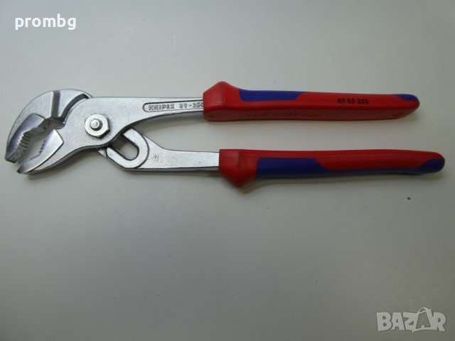 Клещи с регулируеми челюсти KNIPEX, инсталационни хромирани, Гарги 250мм, Германия, снимка 2 - Клещи - 43351099
