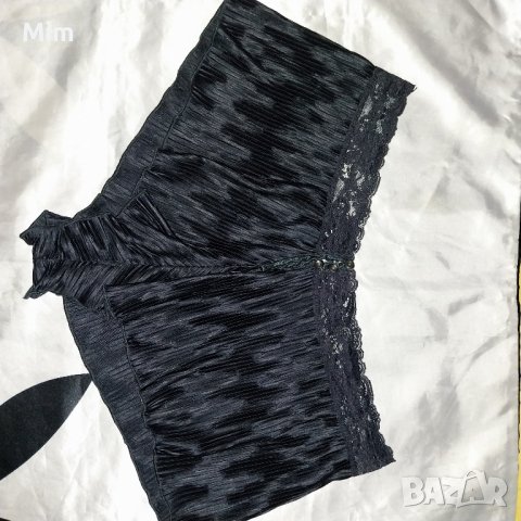 М/LЧерни изрязани боксерки солей в талията с дантела , снимка 5 - Бельо - 43965533