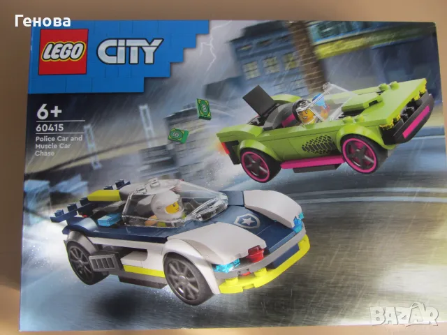 LEGO CITY Преследване с полицейска кола 60415
