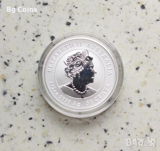 Сребро 1/2 OZ 2022 Тигър , снимка 2 - Нумизматика и бонистика - 53059763