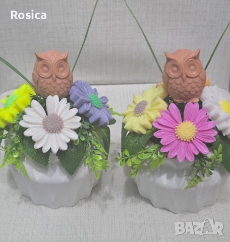 Сапунени цветя , снимка 4 - Ръчно изработени сувенири - 51537638